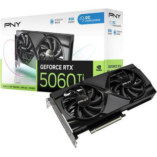 PNY VCG5060T8DFXPB1 Geforce RTX 5060 TI 8GB Dual FAN Graphics Card