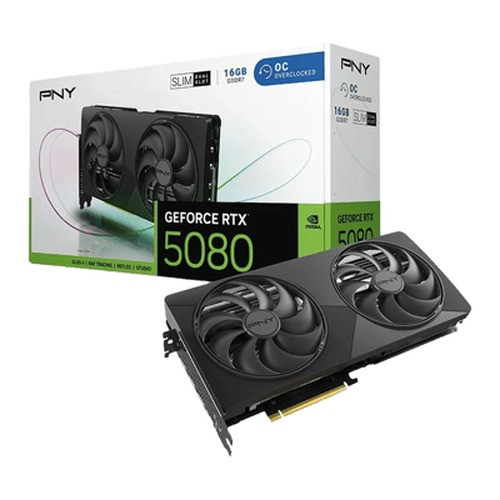 PNY VCG508016DFSXPB1-O NVIDIA Geforce RTX 5080 - Pci-express - 16GB - GDDR7 - 3X Displayport (2) 1X