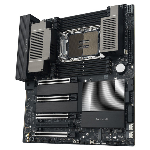 ASUS ASUS PRO WS W890-SAGE Pro WS W890-SAGE. ASUS Pro WS W890-SAGE, ASUS W890-SAGE motherboard, ASUS workstation motherboard, Intel W890 workstation motherboard, ASUS Pro WS series motherboard, ASUS CEB workstation motherboard, PCIe 5.0 wor