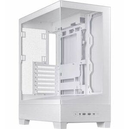 ASUS A31 TG WHITE The ASUS A31 White ATX Mid-Tower Gaming Case redefines PC building with a pillar-free, dual-sided tempered glass design for a true panoramic view. Supporting 360mm AIO coolers and RTX 5090/4090, it ensures top-tier perform