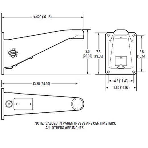 Pelco IWM-SW RB Wall Mount for Sarix IE Pendant
