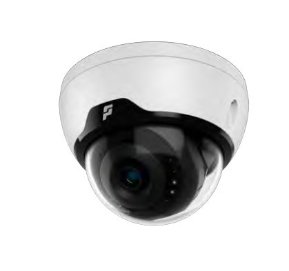 Pelco SRXV2-LD-0E tinted outdoor dome bubble security camera with vandal-resistant housing