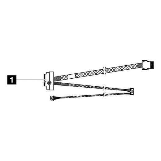 Lenovo 4X97A82925 SR650 V3 M.2 NVME 2-BAY RAID Cable KIT