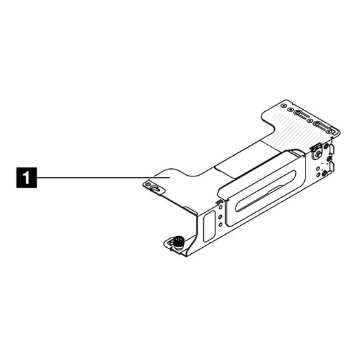 Lenovo 4XH7B03717 Thinksystem SR650 V4 Riser Cage for Riser 1 or 4 Option KIT