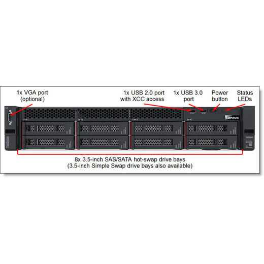 Lenovo 4XG7A37926 XEON SILVER 4215 W/O FAN