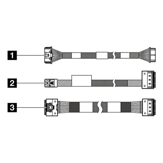 Lenovo 4X97A88522 SR630 V3 M.2 SATA/X4 NVME SFF RAID CBL