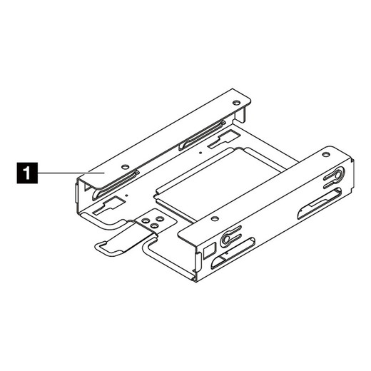 Lenovo 4XF7A78617 ST50 V2 2.5 Drive BAY 2 Cage KIT