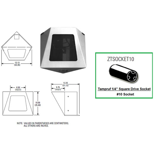 Pelco HEG47K1A000 450mm Outdoor Housing