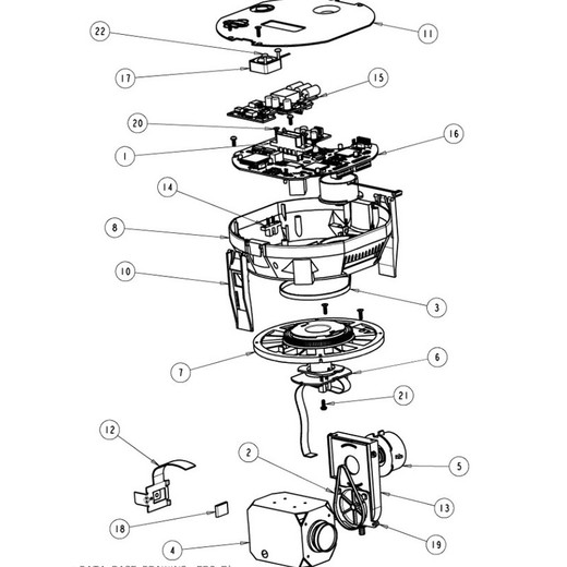 Pelco SM-BB7PCAS-3398 Spectra 7 Swivel Arm Assembly