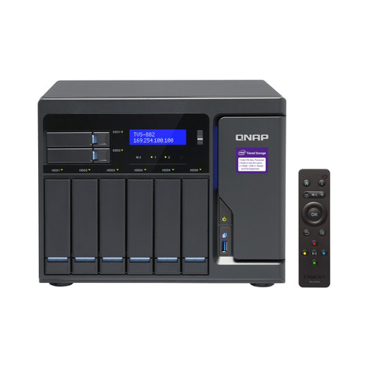 QNAP High Performance 8 BAY (6+2) NAS - TVS-882-I3-8G-US