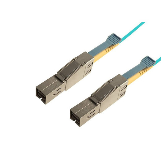 QNAP Mini Sas 12G Cable (Sff-8644) 10M Es/Ej - CAB-SAS10M-8644