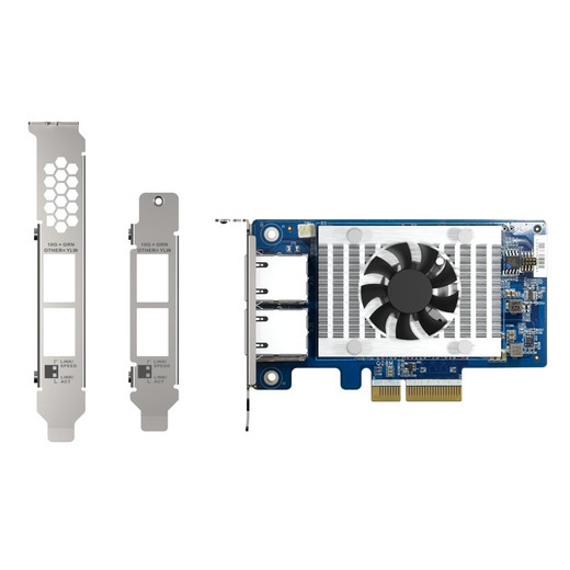 QNAP Dual-port (10GBASE-T) 10GBE Network - QXG-10G2T-X710