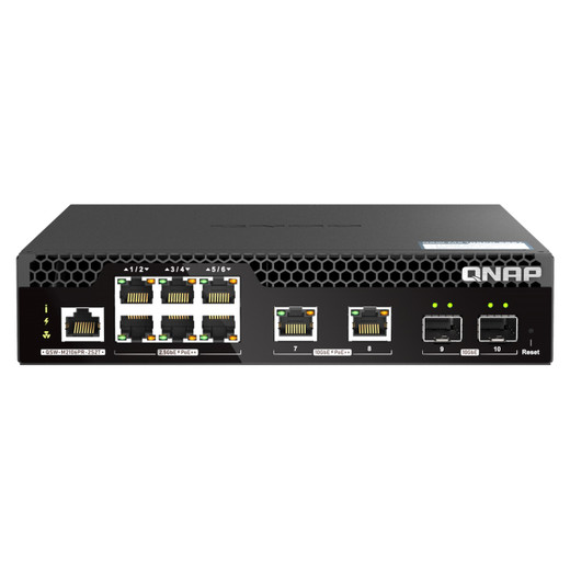 Qnap Half-rackmount Switch QSW-M2106PR-2S2T-US Management Switch
