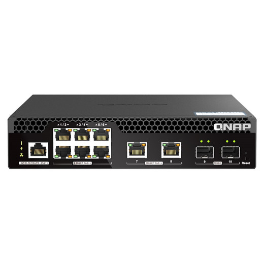 QNAP Half-rackmount Switch QSW-M2106PR-2S2T-US Management Switch