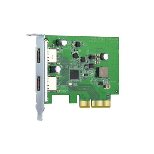 QNAP USB 3.2 GEN 2 Dual-port PCIE Expansion - QXP-10G2U3A