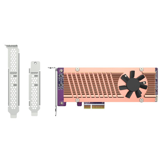 QNAP Dual M.2 PCIE SSD Expansion Card; Supports UP - QM2-2P-344A