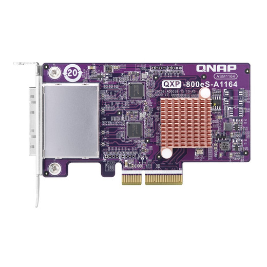 QNAP 2-Port Sff-8088 SATA Host Bus Adapter - QXP-800ES-A1164