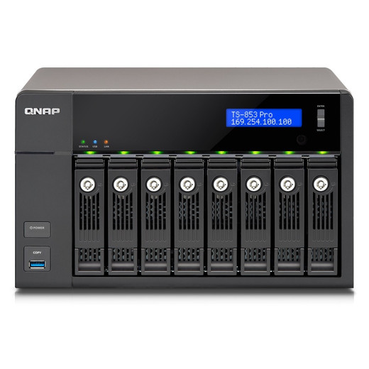 QNAP Ss-853 Pro 8-Bay Prof.-Grade Nas - SS-853-PRO-US