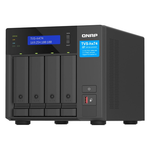 QNAP Ultra-high Speed 4 BAY Nas. Intel - TVS-H474-PT-8G-US