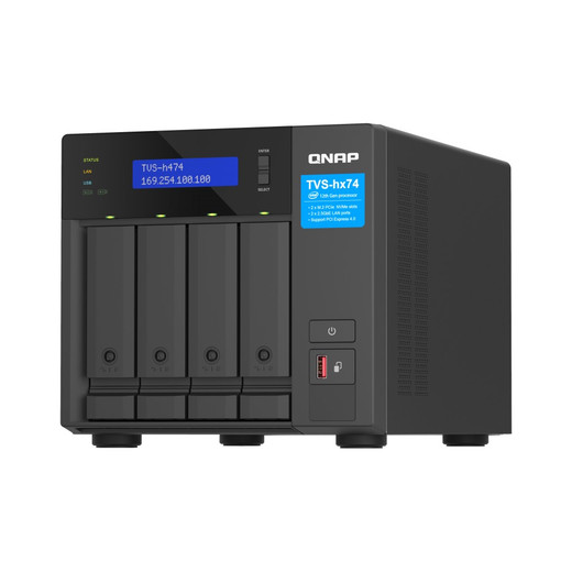 QNAP Ultra-high Speed 4 BAY Nas. Intel - TVS-H474-PT-8G-US
