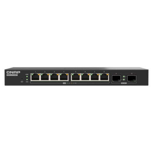 QNAP QSW-L2110-2S8T-US Lite Management Switch 8 Ports 2.5GBE