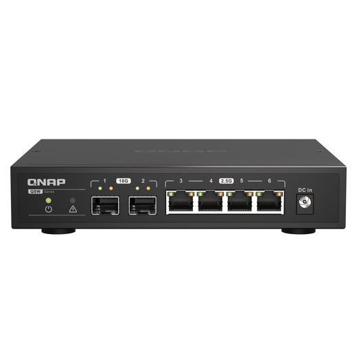 QNAP Desktop QSW-2104-2S-US Unmanaged Switch - QSW-2104-2S-A-US
