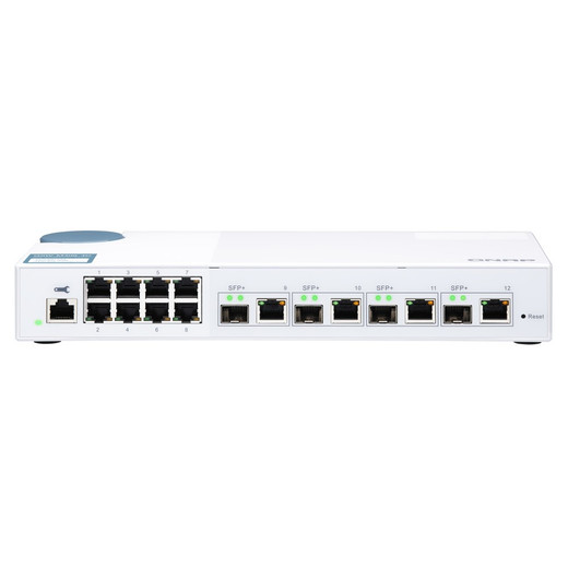 QNAP QSW-M408-4C 12-PORT Layer 2 Managed - QSW-M408-4C-US