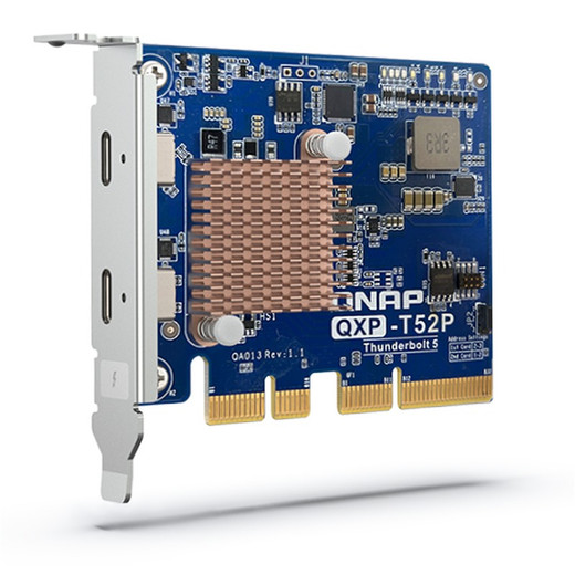 QNAP Thunderbolt 5 Dual Ports Expansion Card PCIE - QXP-T52P
