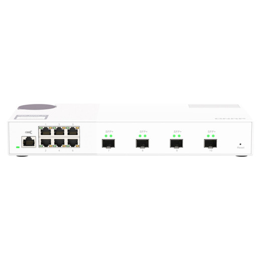 QNAP QSW-M408S 6-PORT Layer 2 Managed Switch. - QSW-M2106-4S-US