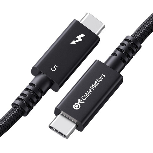 QNAP Thunderbolt 5 Passive Cable 80GBPS 1M USB - CAB-TBT5-1M