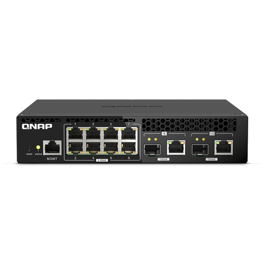 Qnap Rackmount Switch QSW-M2108R-2C-US Management Switch 8 Port