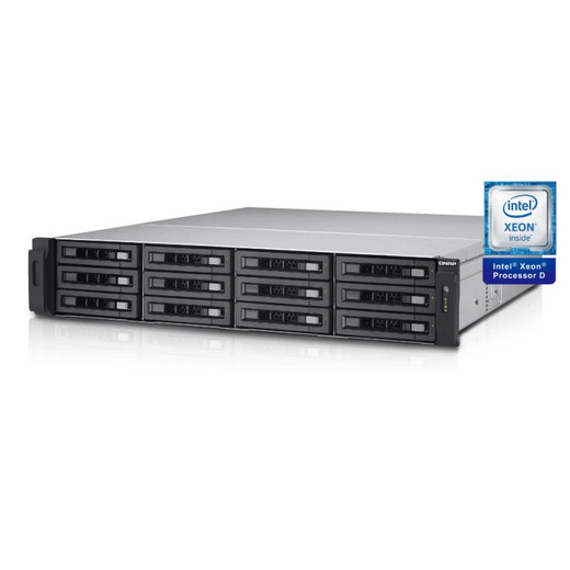 QNAP 12 (+6) Bay 10GBE Nas And Iscsi/ - TES-1885U-D1531-32GR-US