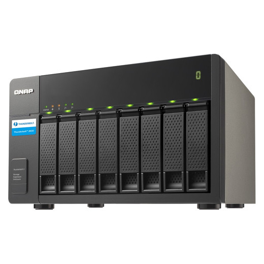 Qnap 8-BAY Thunderbolt 2 Storage Expansion - TX-800P-US