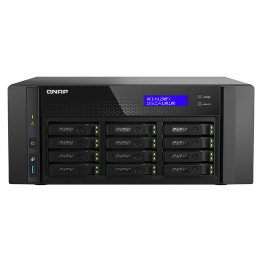 QNAP 12-Bay U.2 Nvme Pcie GEN4 X4 - QAI-H1290FX-7302P-128G-US