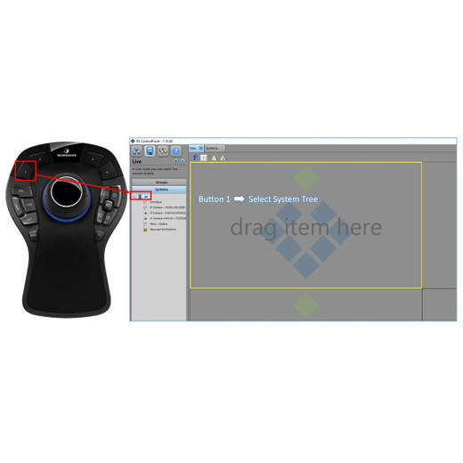 Pelco 3DX-600-3DMOUSE 6-Axis PTZ Joystick