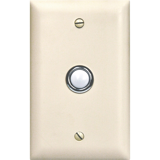 Viking Door Bell Button Panel in White - DB40WH