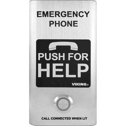 ADA Compact Analog Emergency Phone Stainless Steel with Enhanced Weather Protection (EWP)