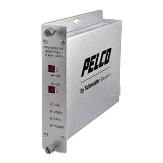 Pelco FRV10D1M1ST 1-Ch Fiber Video+Data Receiver
