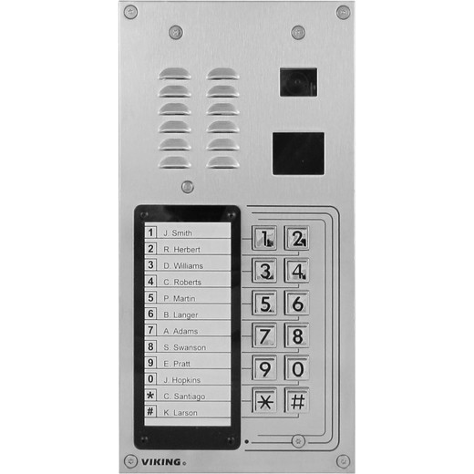 Viking 1 to 12 Unit Apartment Entry System (Expandable to 96) - C-3000