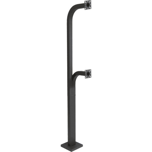 Textured Black Entry Phone with Automatic Disconnect & Blue LED  Flush Mounts in a Double Gang Box or Surface Mount with an Optional VE-5x5 with Enhanced Weather Protection (EWP)