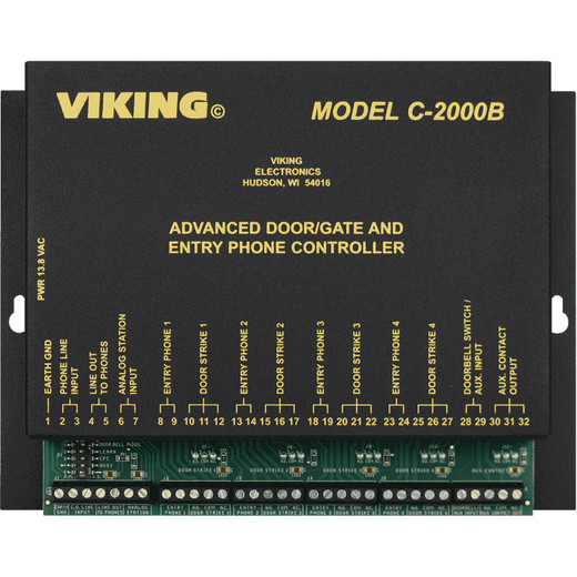 Oil Rubbed Bronze Entry Phone with Automatic Disconnect & Blue LED  Flush Mounts in a Double Gang Box or Surface Mount with an Optional VE-5x5 with Enhanced Weather Protection (EWP)