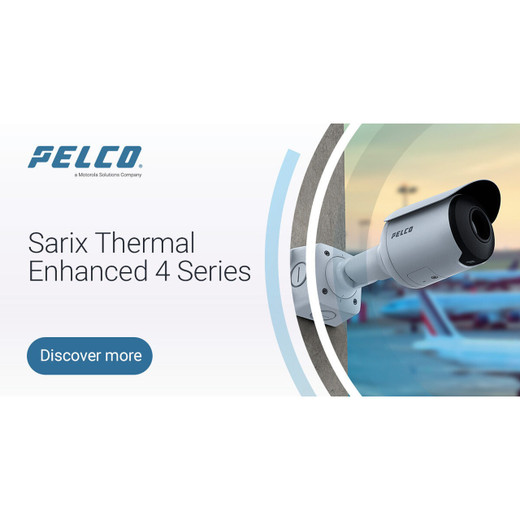 Pelco SXTE4-QF04-EBT-1 Sarix Thermal Bullet 9Hz