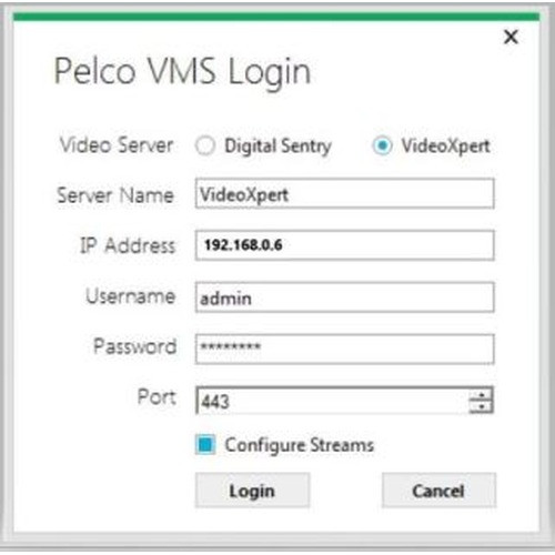 Pelco INT-CCURE VideoXpert C-CURE 9000 Integration