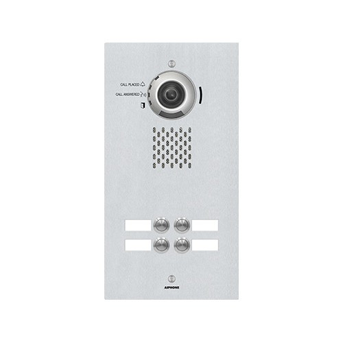 Aiphone 4-CALL Video Door Station with Individual Directories - IX-DVF-4A