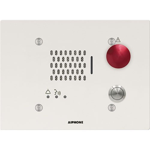 Aiphone IP Audio 3-GANG Door Station SIP Compatible Vandal Resistant 2 Call Butt