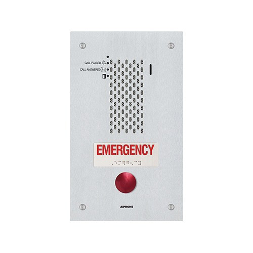 Aiphone Ix-ssa-ra - IP Audio Emergency Station SIP Compatible ADA Compliant 1 Ca