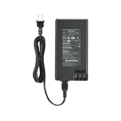 Aiphone 12V DC Power Supply 2.5 a 120 V UL Listed - PS-1225UL