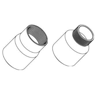 Bosch AUTODOME 5000 METRIC TO NPT CONVERTER (M - NDA-ADPTR-NPTMET