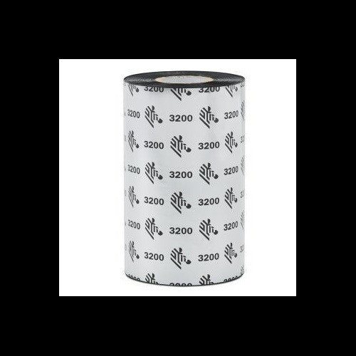 Zebra Wax/Resin Ribbon 83mmx300m 3200; High Performance 25mm core 6/box - 03200BK08330