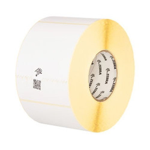 Zebra Label Paper 4x4in ; DT Z-Perform 2000D Value Coated All-Temp Adhesive 3in core - 10000292